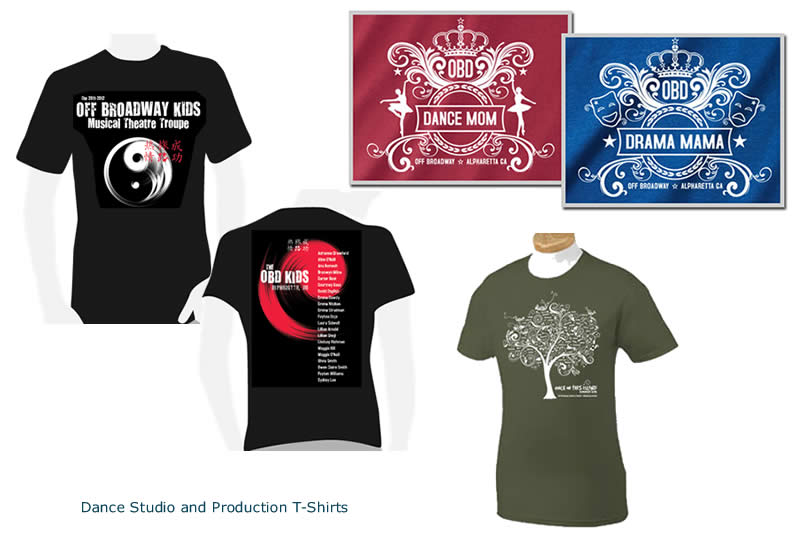 Dance Studio & Production T-shirts